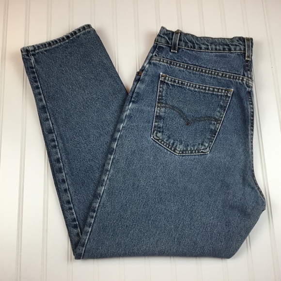 VERY RARE VINTAGE LEVI’S 950 Orange Tab Relaxed Fit Tapered Leg Jeans - Picture 7 of 15